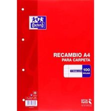 Recambio OXFORD 100430210 - A4 · 90gr · 100 Hojas