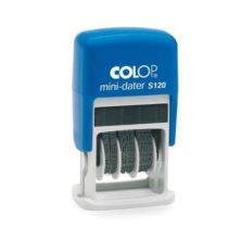 Sello COLOP S120 - 4mm · Azul · Fecha en Español