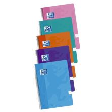 Cuadernos OXFORD 400091366 - 5 Unidades · 80 Hojas · Espiral · 90gr · Tamaño Folio