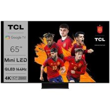 Televisor TCL QLED-Mini 65C845 - 65" · UHD 4K · Smart TV · HDMI · USB · WiFi · Negro