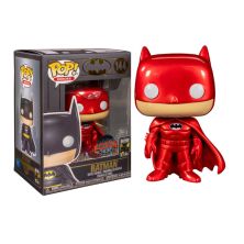 FUNKO POP Batman Rojo Metálico 144 - Batman Edición Especial - 889698429863