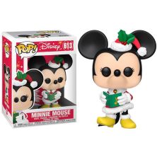 Muñeco FUNKO POP Disney Mickey Mouse 613 Minnie Navideña - 43331