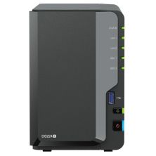 Servidor NAS SYNOLOGY DS224+ - Intel Celeron · 2GB · 6GB · 2 Bahias · USB