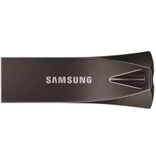 Pendrive SAMSUNG Bar Titan Gray Plus MUF-256BE4/APC - 256GB · USB 3.1 · Negro