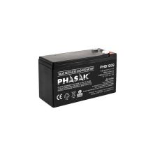 Batería para SAI PHASAK PHB 1209 - 12V · 6 Celdas · Negro