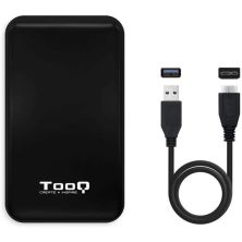 Caja para Disco Duro TOOQ TQE-2528B - 4TB · SATA · USB 3.0 · USB 3.1 · 2.5"
