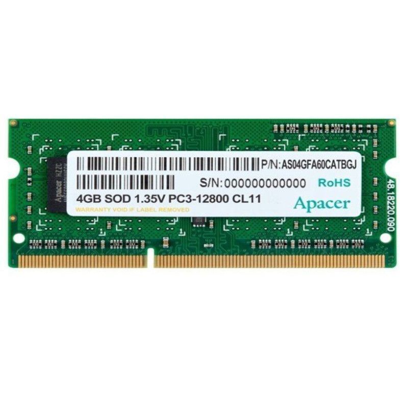 Memoria RAM APACER 4GB DDR3 1600MHz CL11 - DV.04G2K.KAM